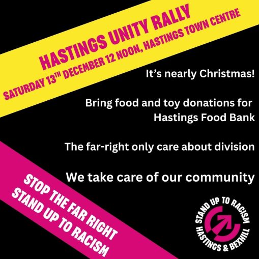 Hastings Unity Rally 13 December&nbsp;2025