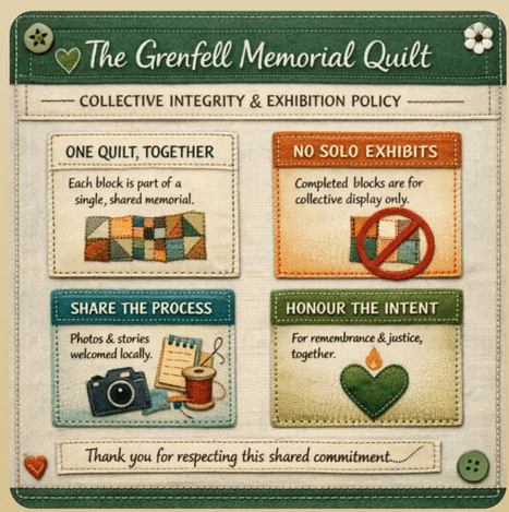 Grenfell Memorial Quilt Community&nbsp;Project